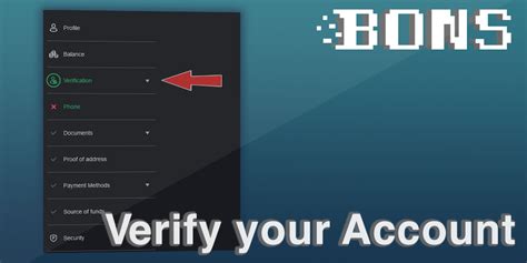 bons account verification